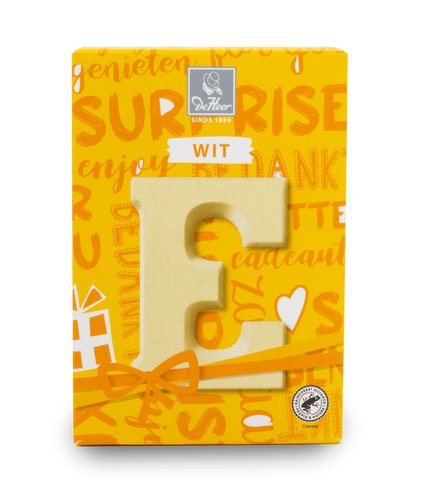 DeHeer Chocolate Letter 65g