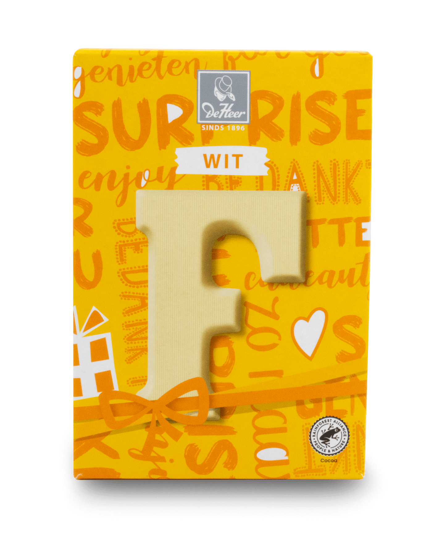DeHeer Chocolate Letter 65g