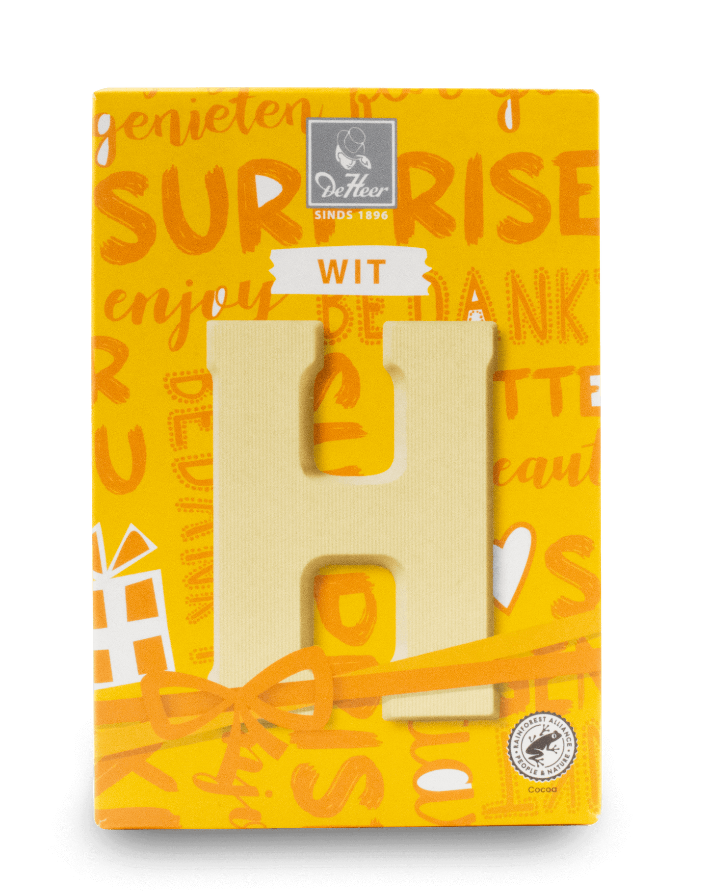 DeHeer Chocolate Letter 65g