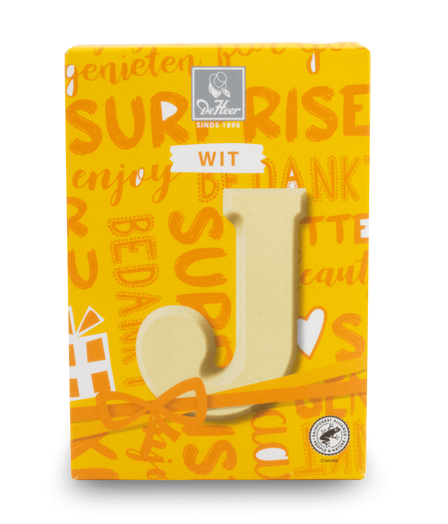 DeHeer Chocolate Letter 65g