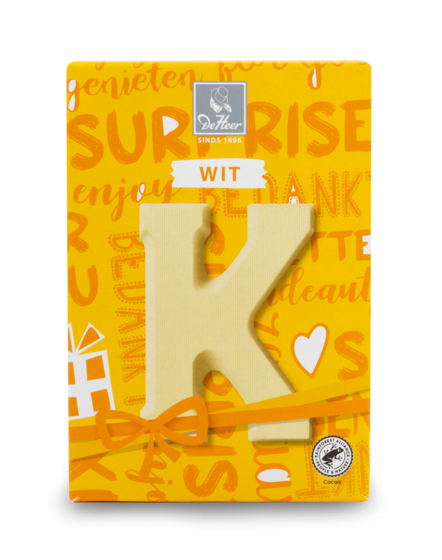 DeHeer Chocolate Letter 65g