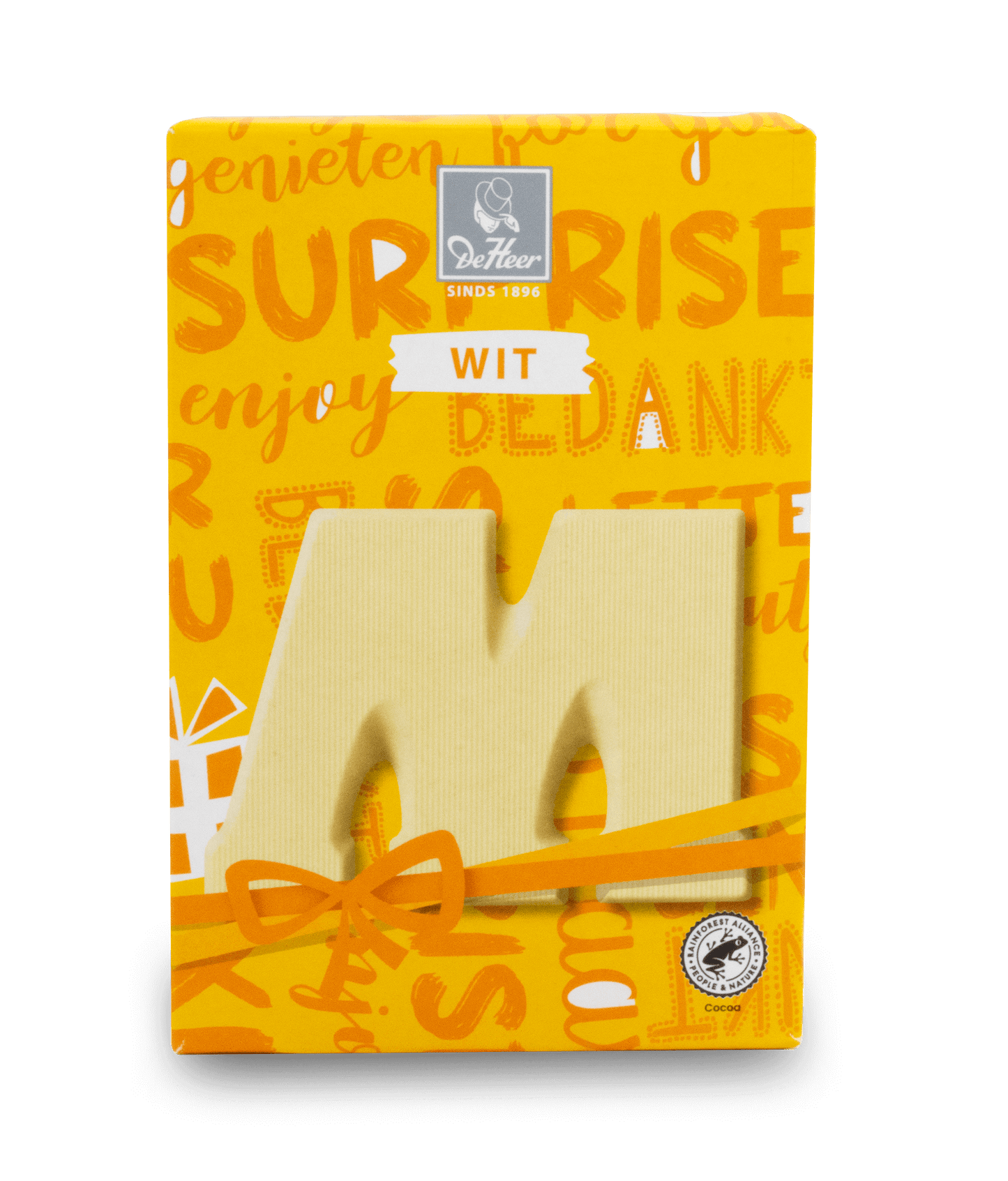 DeHeer Chocolate Letter 65g