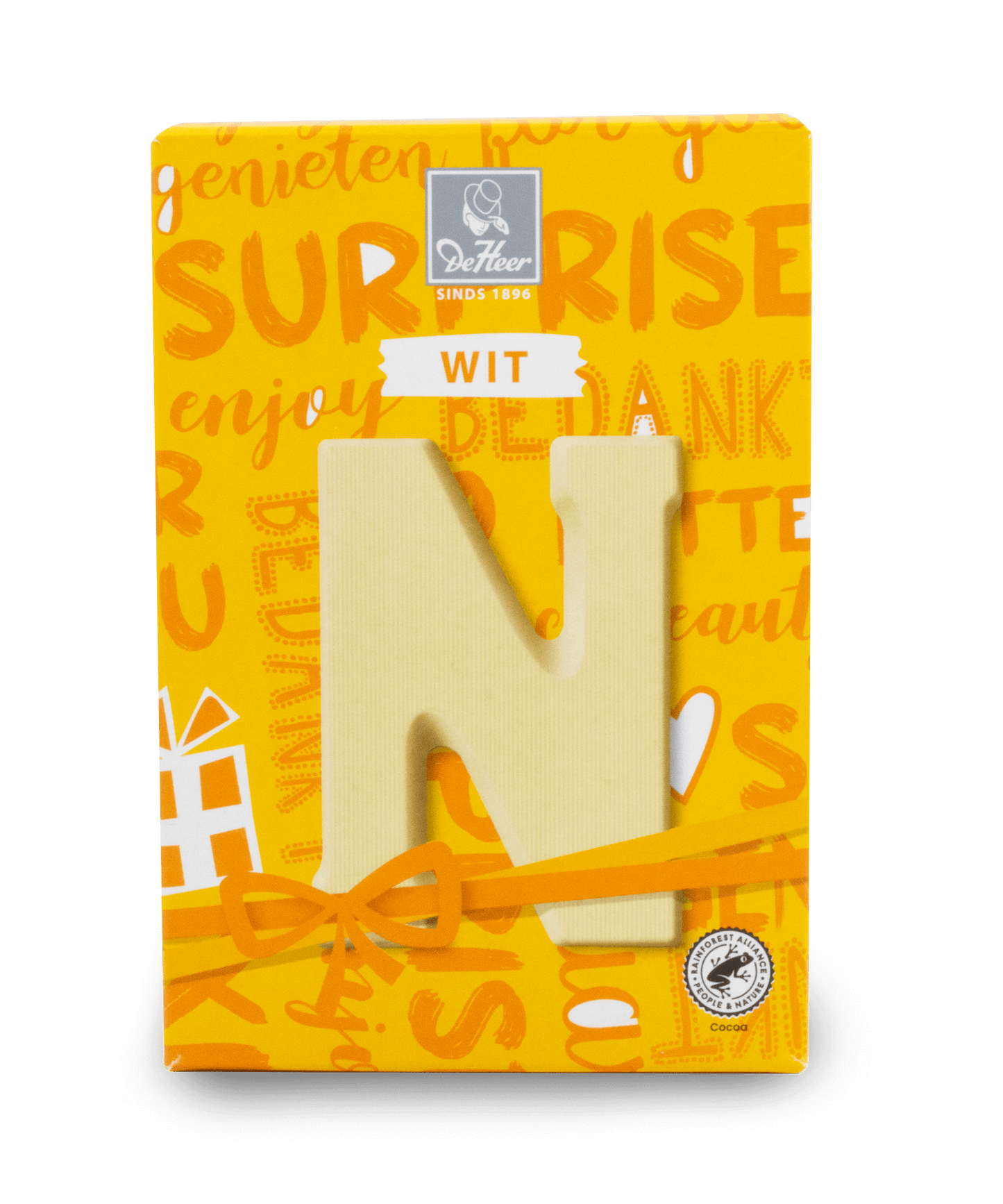 DeHeer Chocolate Letter 65g
