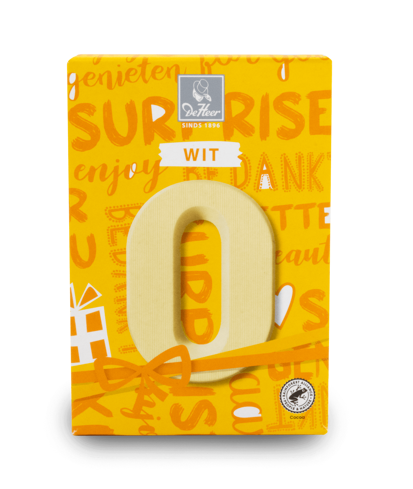 DeHeer Chocolate Letter 65g