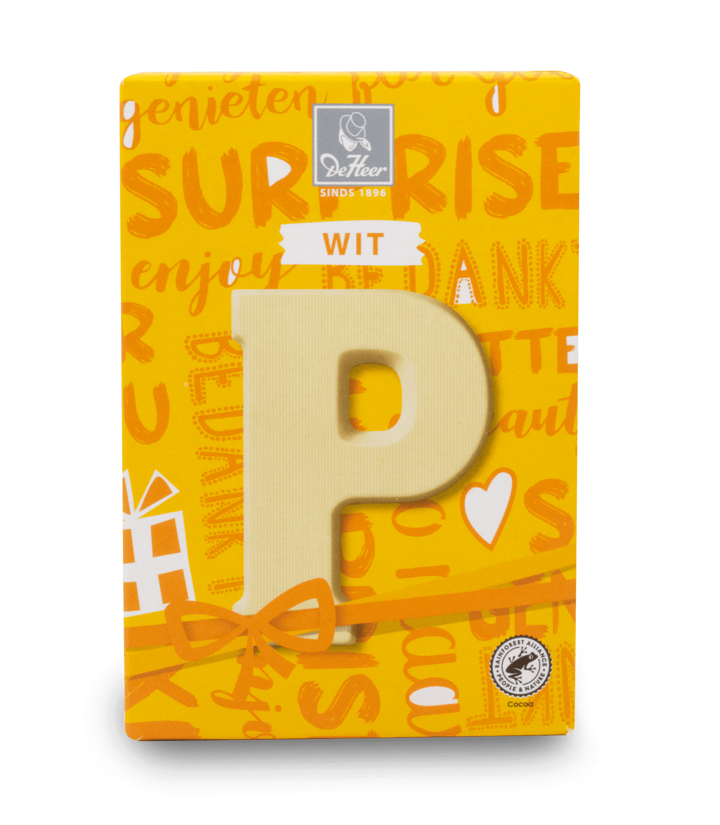 DeHeer Chocolate Letter 65g