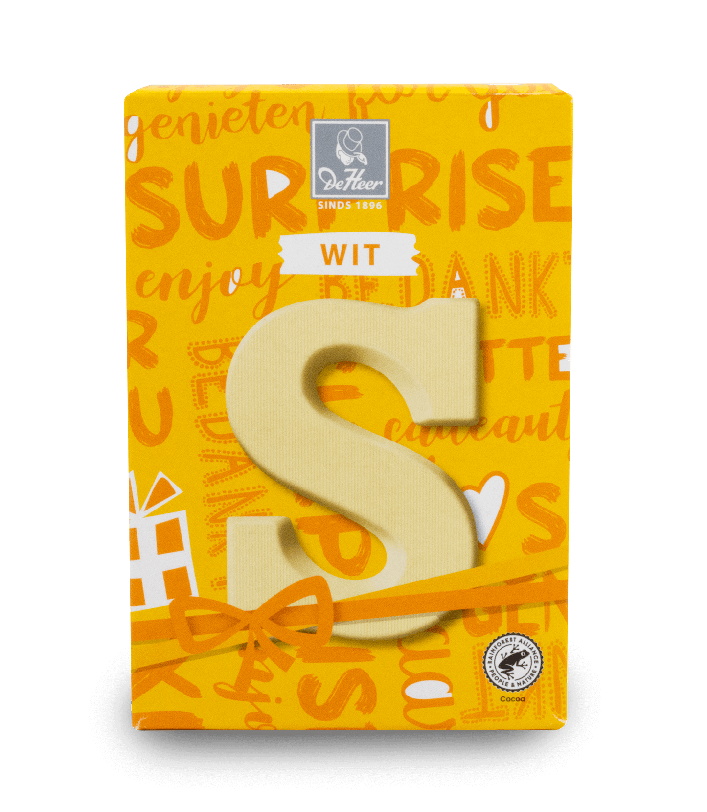 DeHeer Chocolate Letter 65g