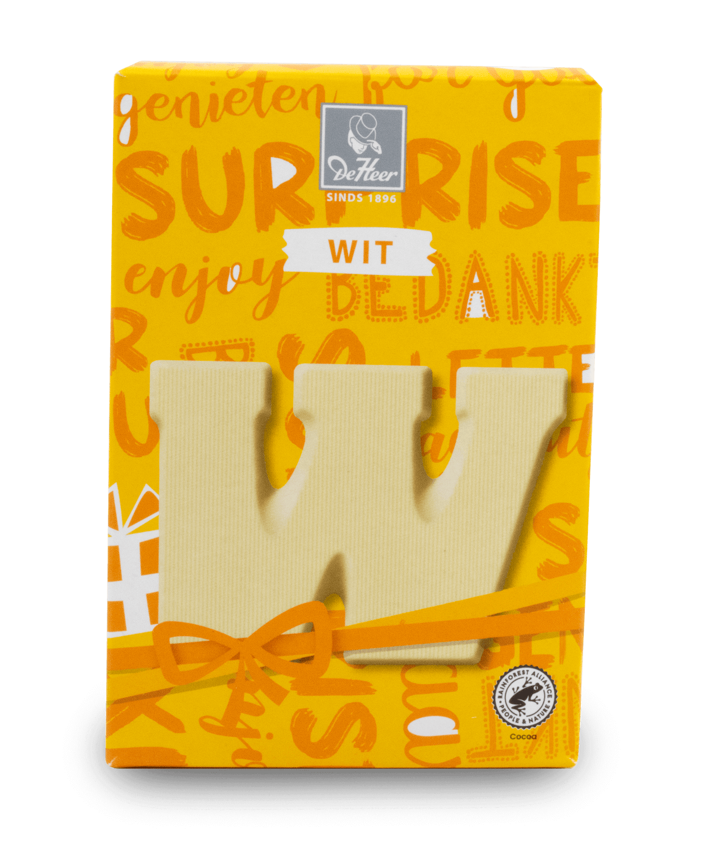 DeHeer Chocolate Letter 65g