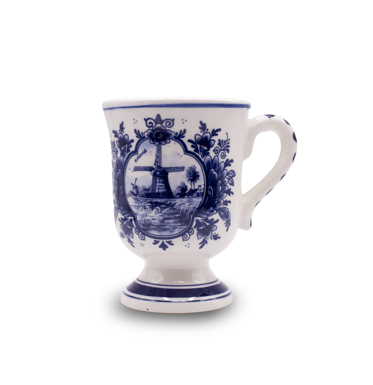 Delft Blue - Teacup with Windmill