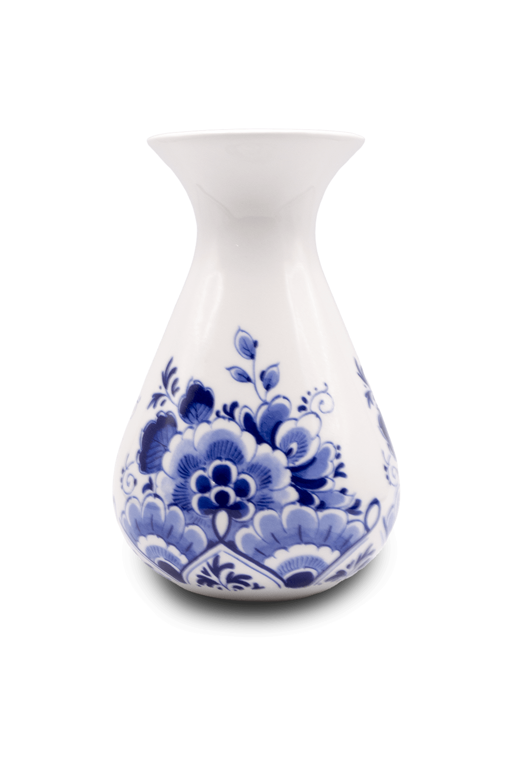 Delft Blue Vase - Flowers 14cm