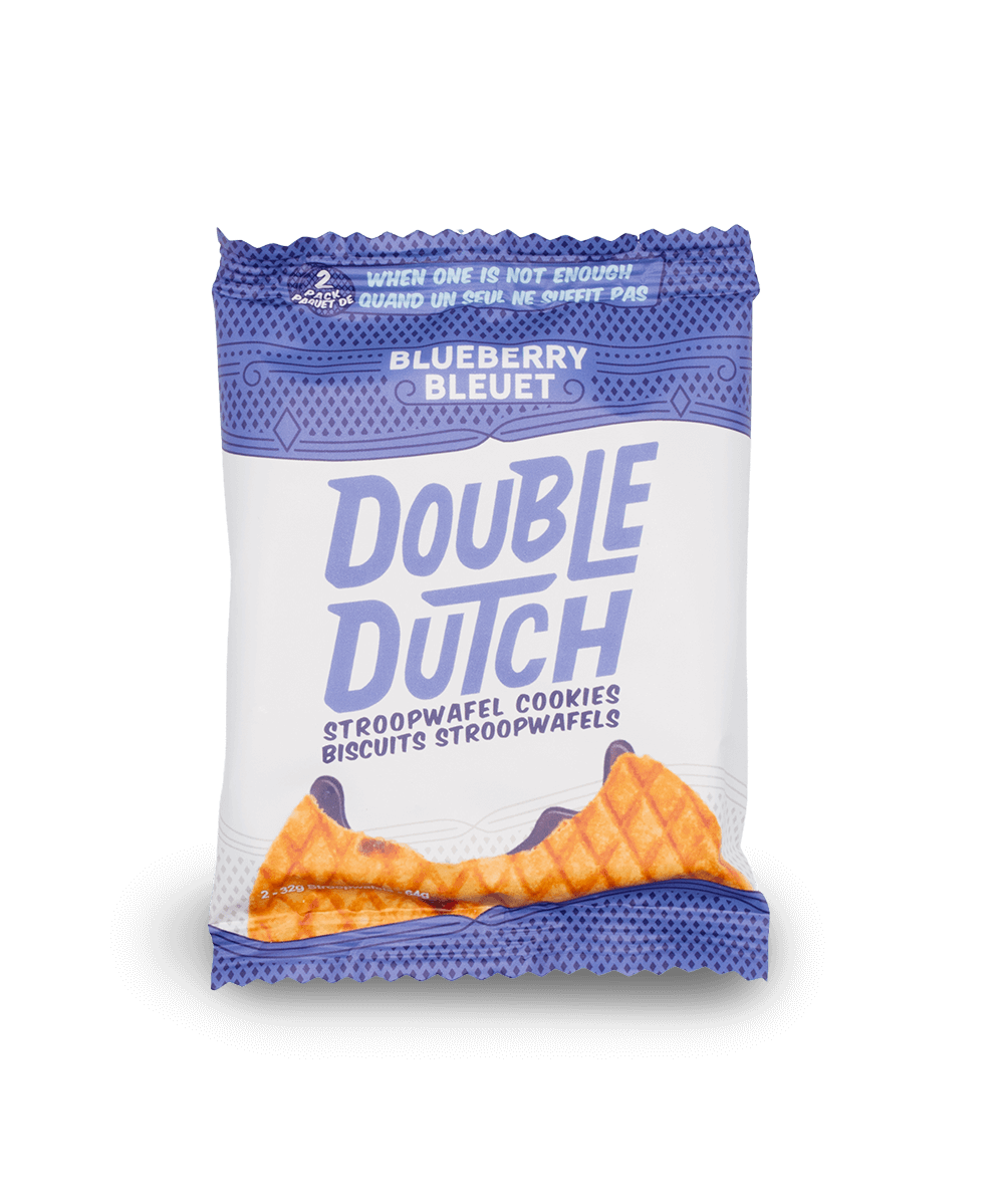 Double Dutch Stroopwafels - Blueberry 2pk
