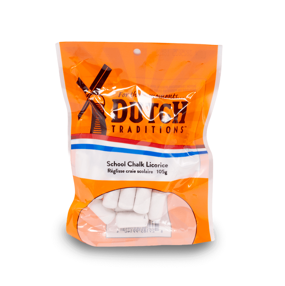 Dutch Tradition School Chalk Liquorice 130g