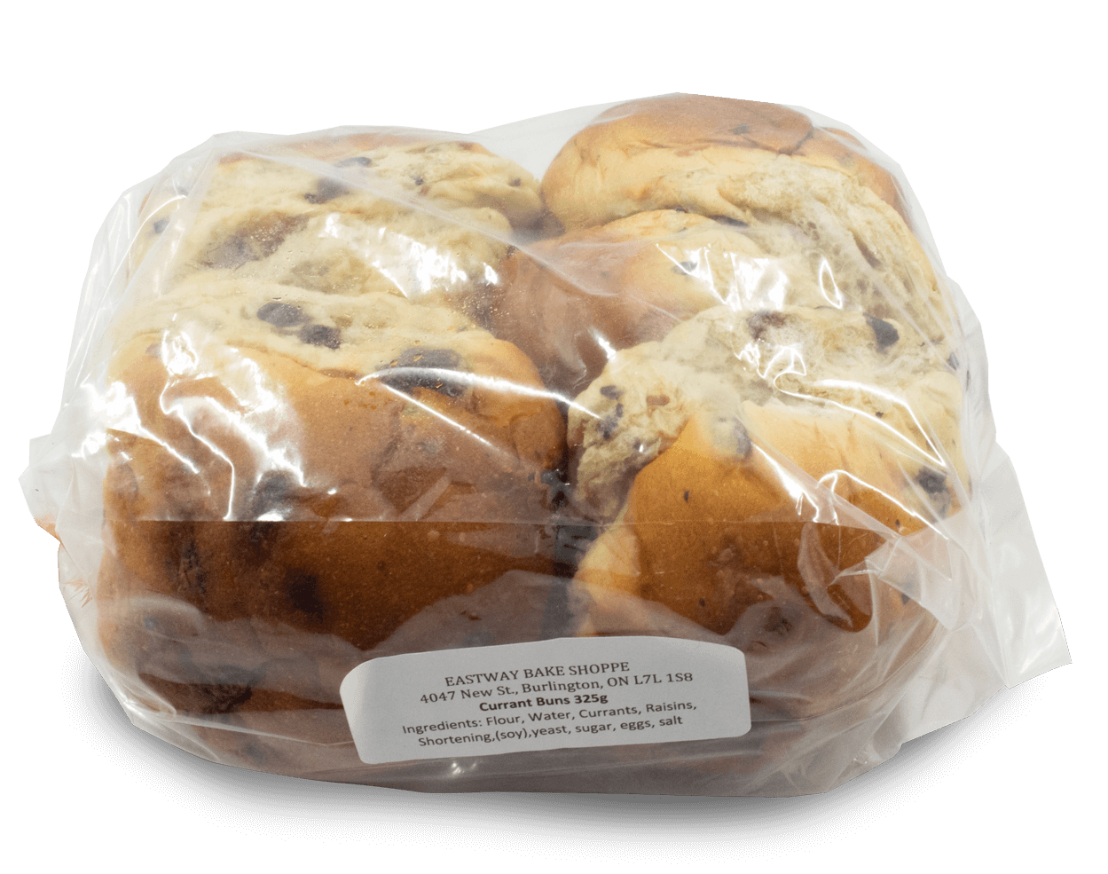 Eastway Raisin & Currant Buns 6pk