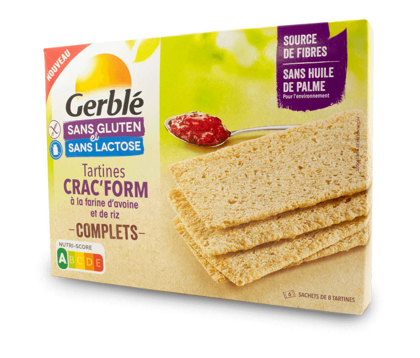 Gerble Gluten Free Lactose Free Crackers 210g