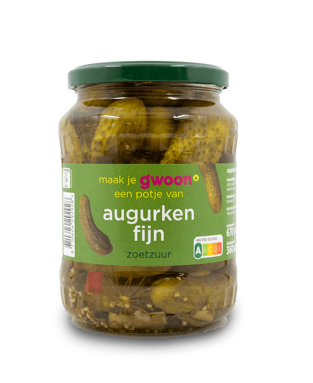 Gwoon Gherkins Sweet & Sour 670g