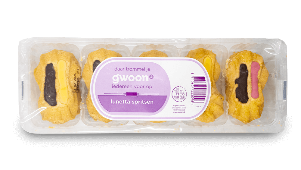 Gwoon Lunetta Spritsen Cookies 200g