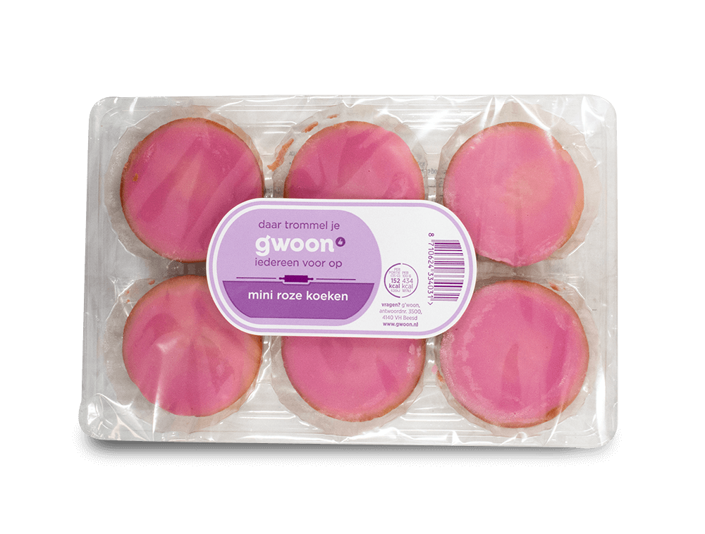 Gwoon Mini Rozekoekn Rose Cookies 210g