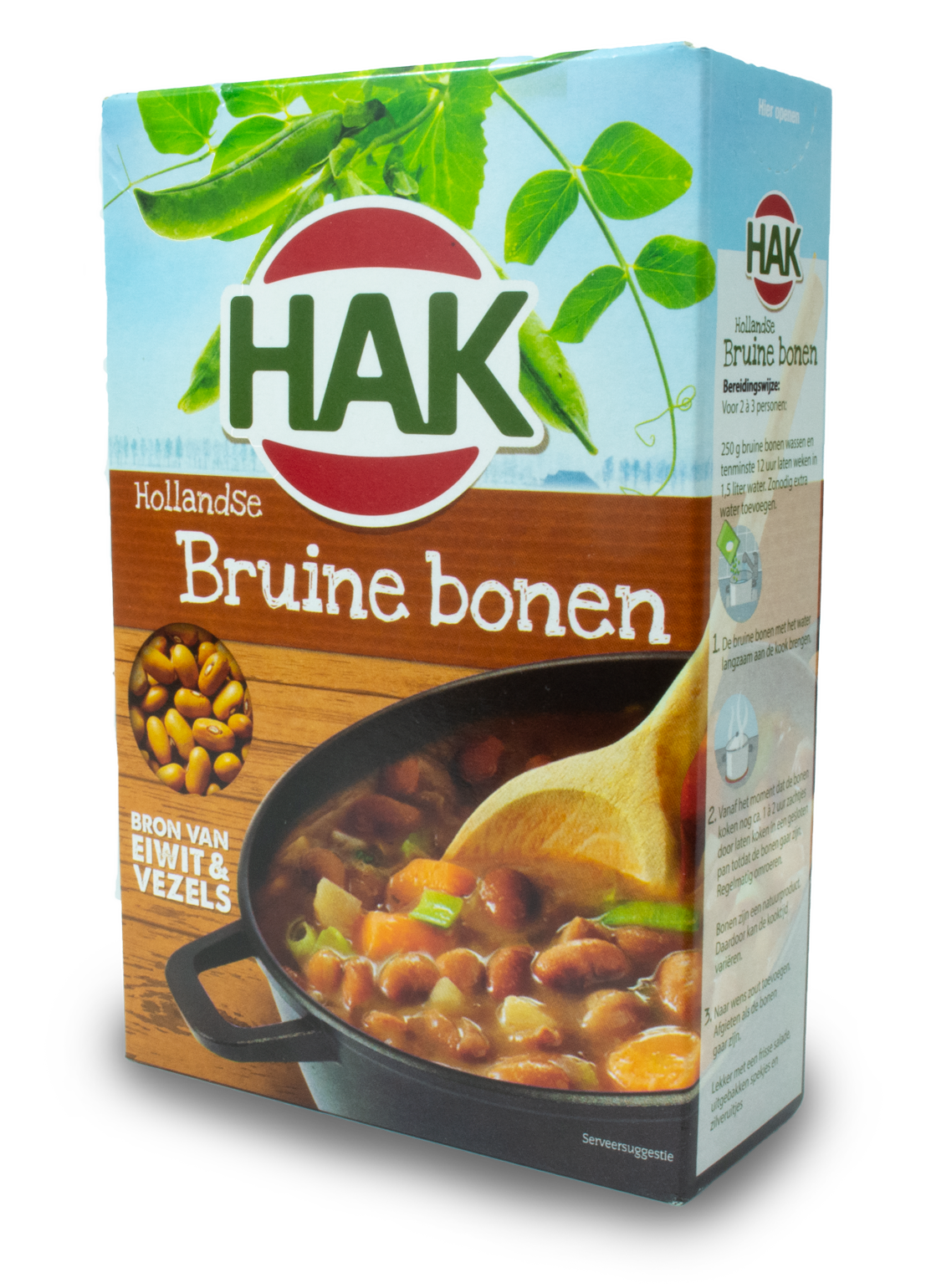 Hak Dehydrated Brown Beans 500g