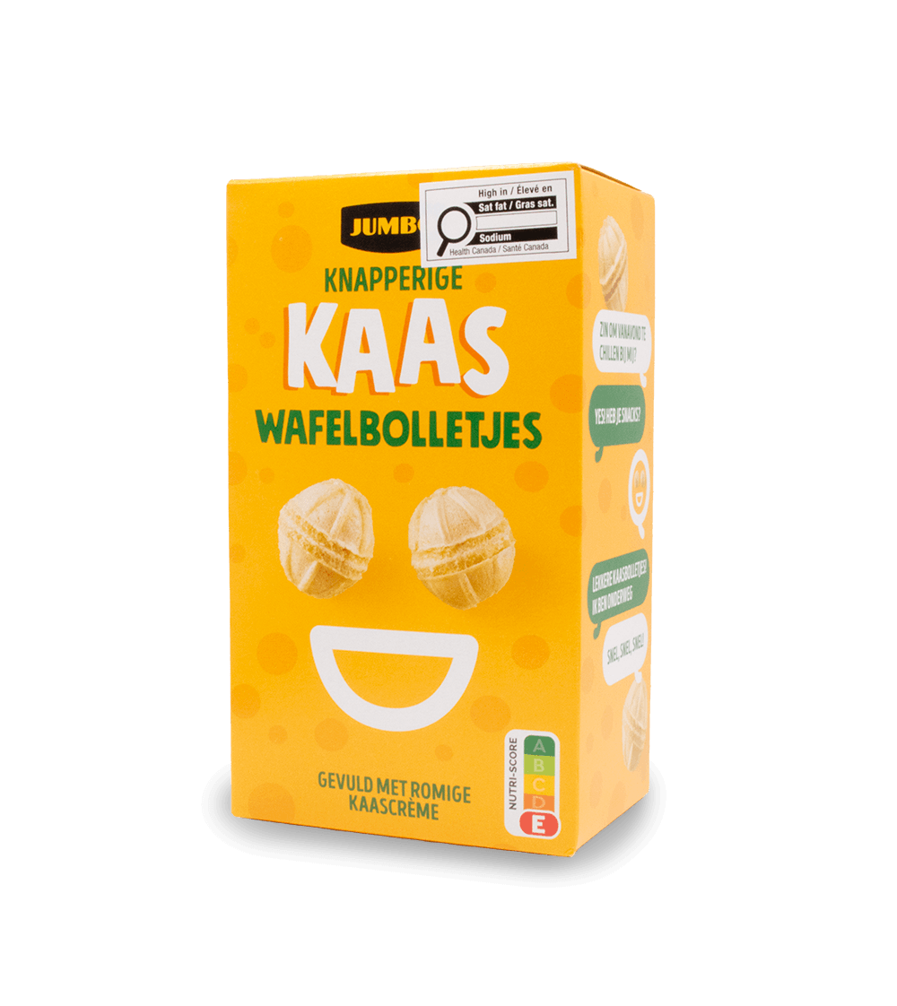 Jumbo Cheese Waffle Balls 100g