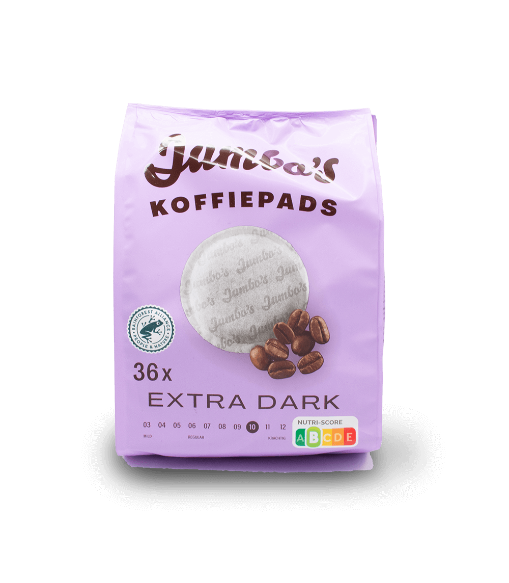 Jumbo Coffee Pods Extra Dark 36pk
