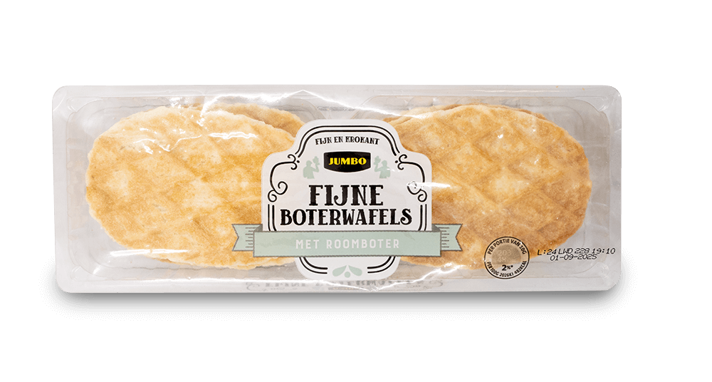 Jumbo Fine Butter Wafers 120g