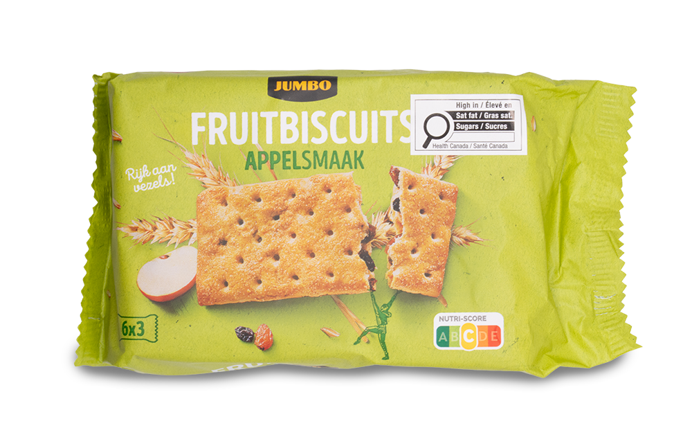 Jumbo Fruit Biscuits - Apple 262g