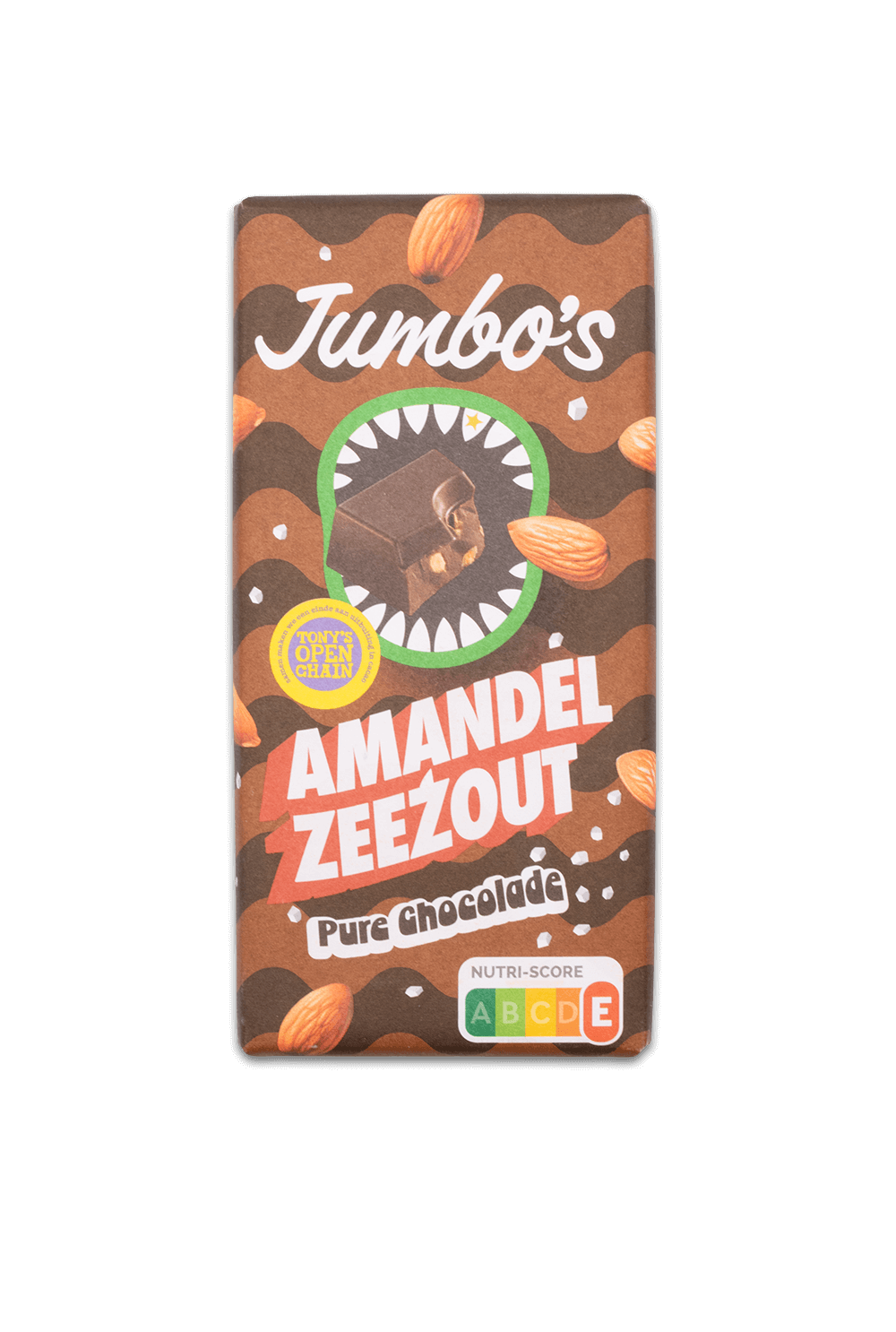 Jumbo's Tony's Chocolate - Dark Almond Sea Salt 140g