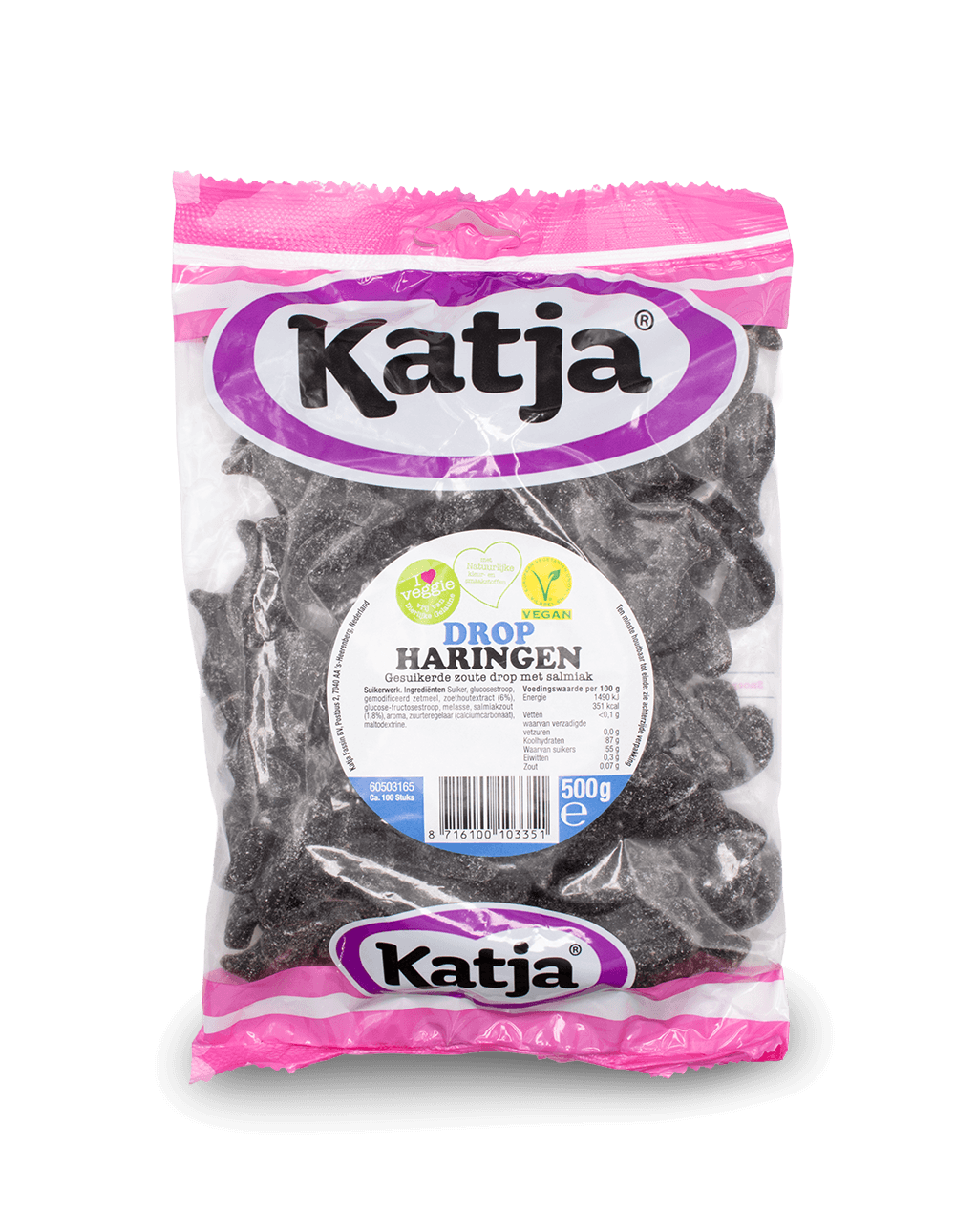 Katja Herring Shaped Dropjes 500g