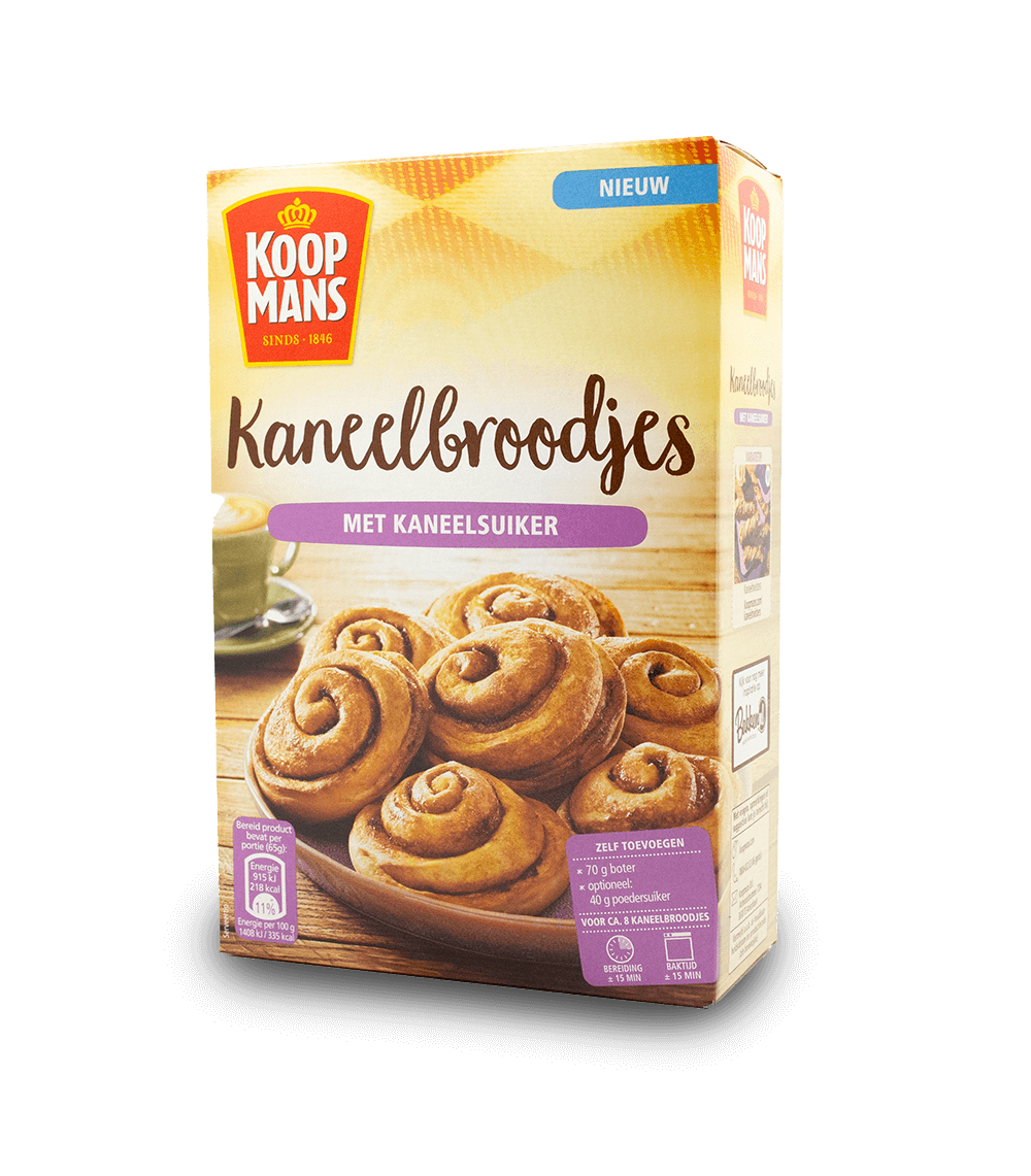 Koopmans Kaneelbroodjes Cinnamon Rolls Mix 362g