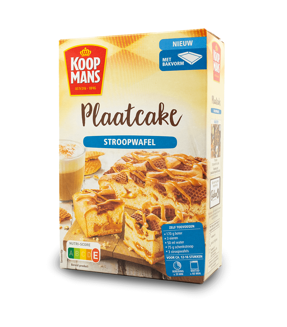 Koopmans Plaatcake Stroopwafel Mix 362g