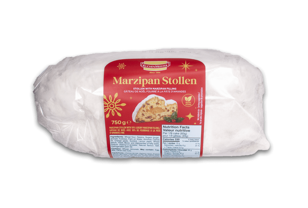 KuchenMeister Marzipan Stollen 750g