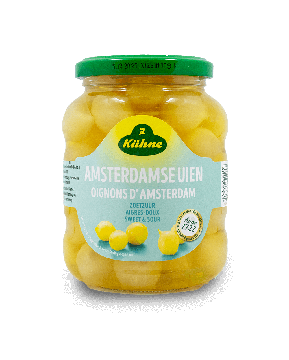 Kuhne Amsterdam Onions 330g
