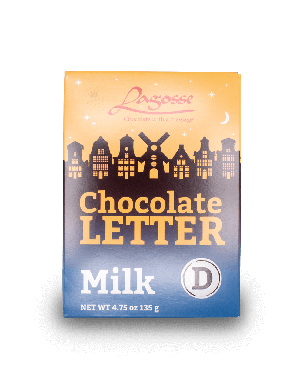 Lagosse Dutch Chocolate Letter 135g