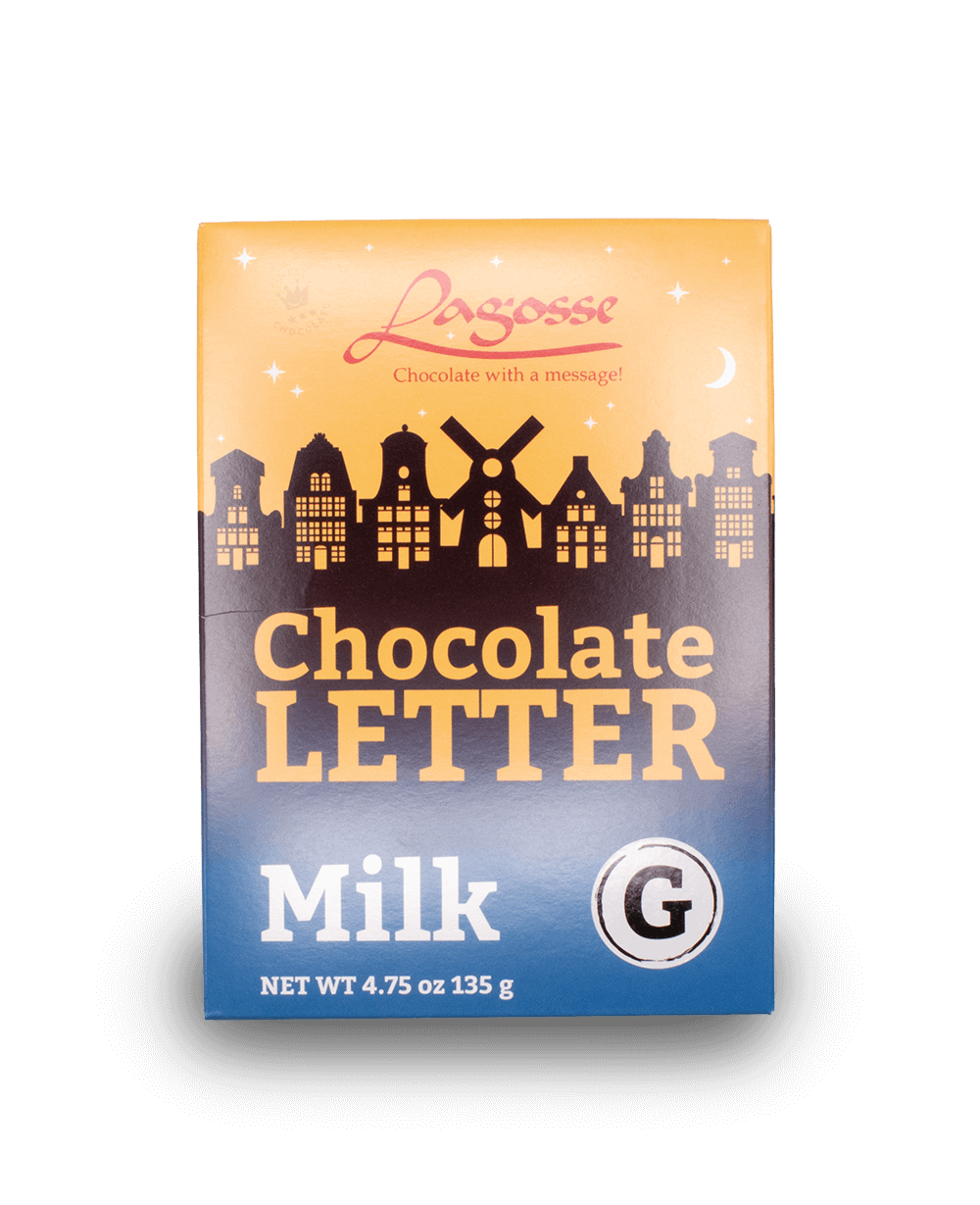 Lagosse Dutch Chocolate Letter 135g