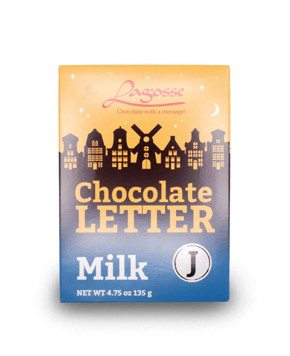 Lagosse Dutch Chocolate Letter 135g
