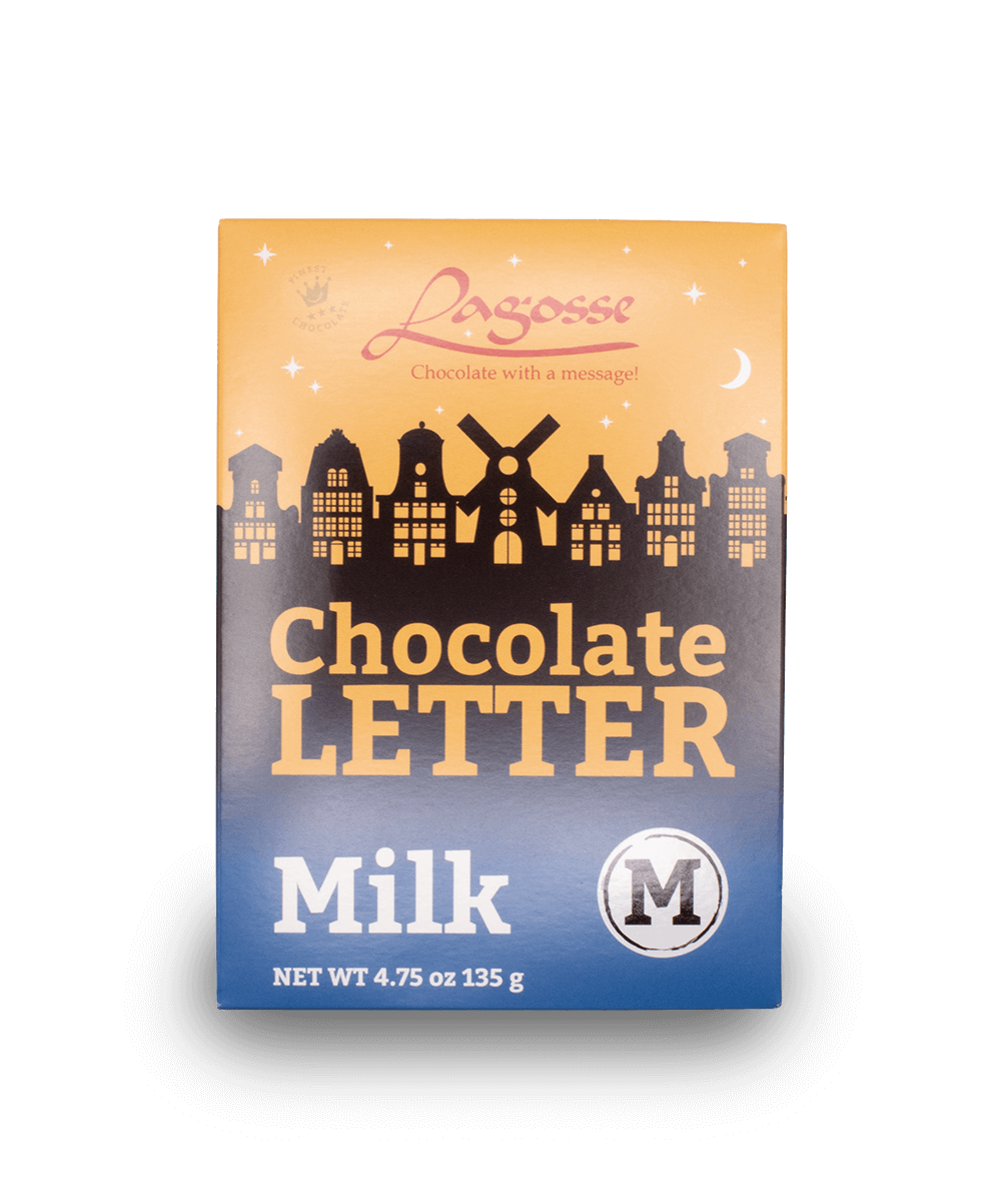 Lagosse Dutch Chocolate Letter 135g