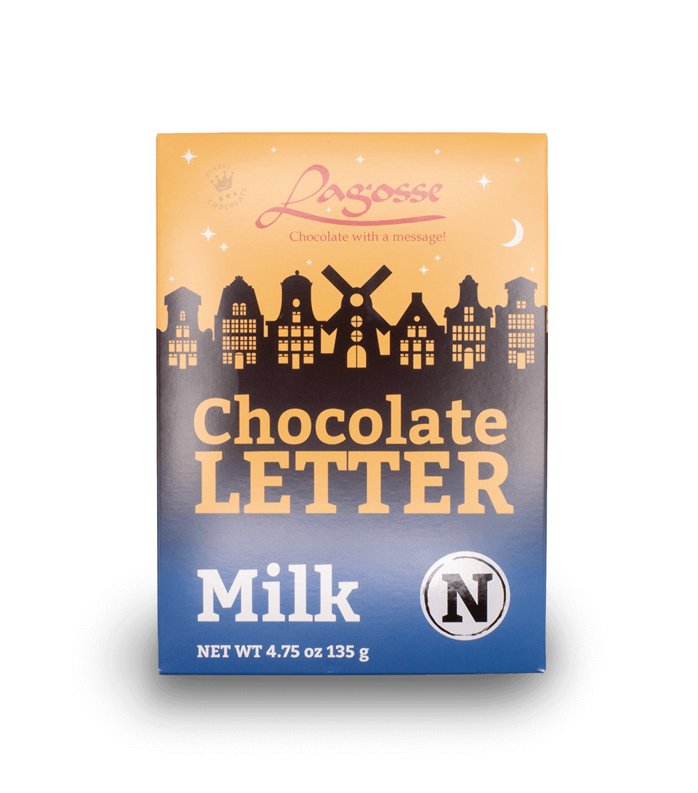 Lagosse Dutch Chocolate Letter 135g