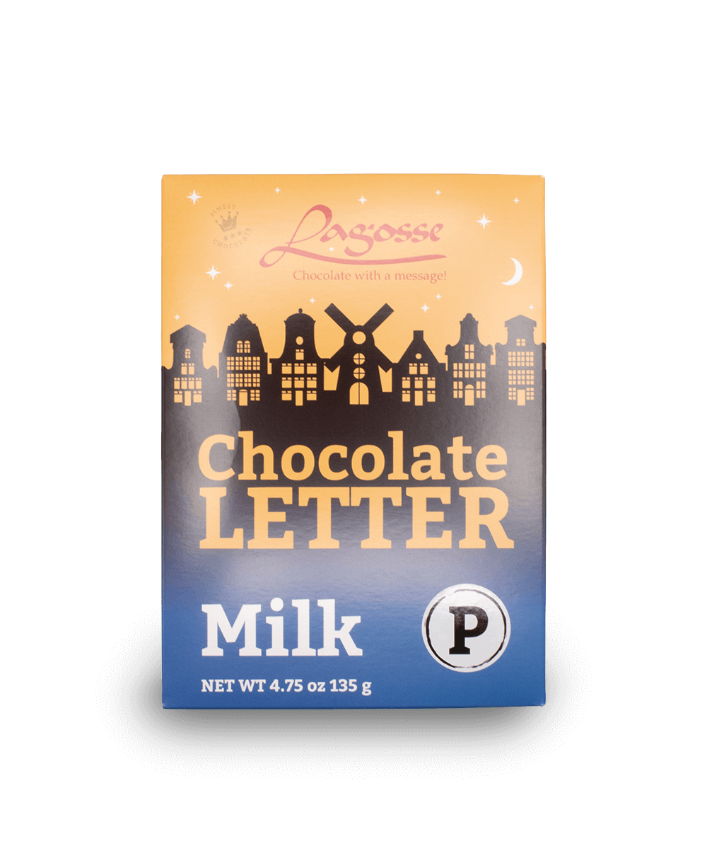 Lagosse Dutch Chocolate Letter 135g