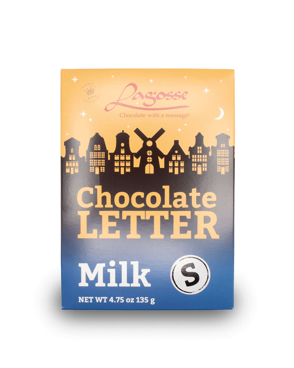 Lagosse Dutch Chocolate Letter 135g