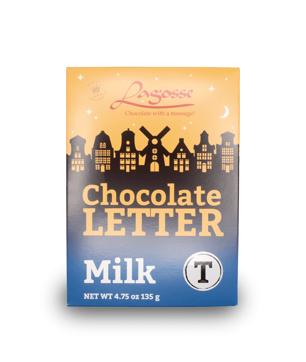 Lagosse Dutch Chocolate Letter 135g