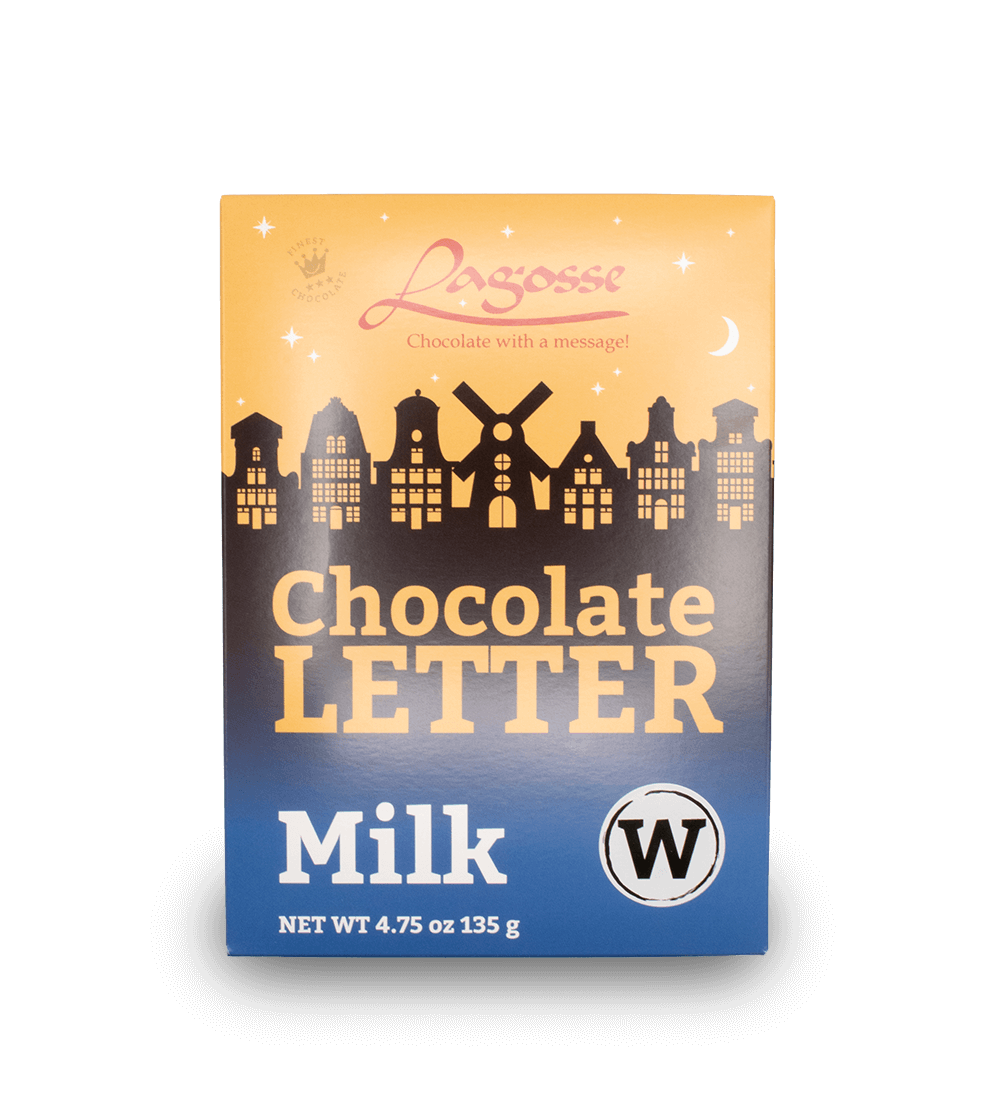 Lagosse Dutch Chocolate Letter 135g