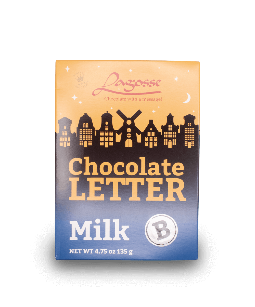 Lagosse Dutch Chocolate Letter 135g