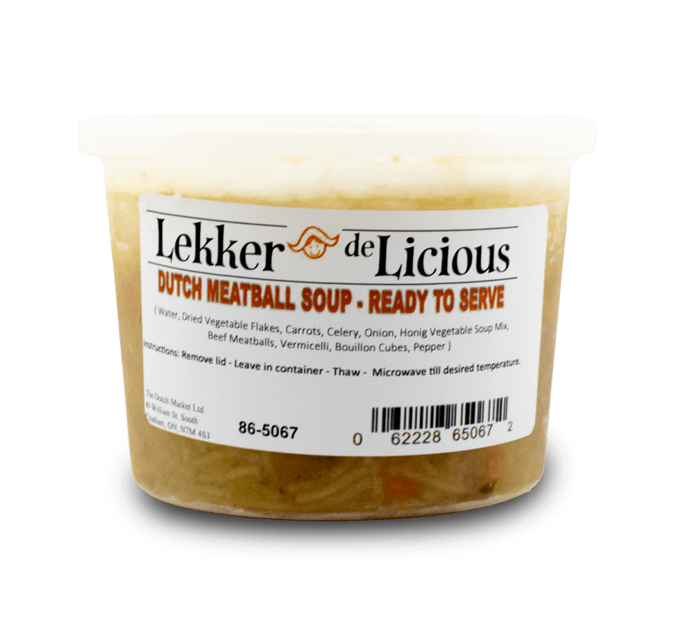 Lekker deLicious Frozen Meal - Dutch Meatball Soup