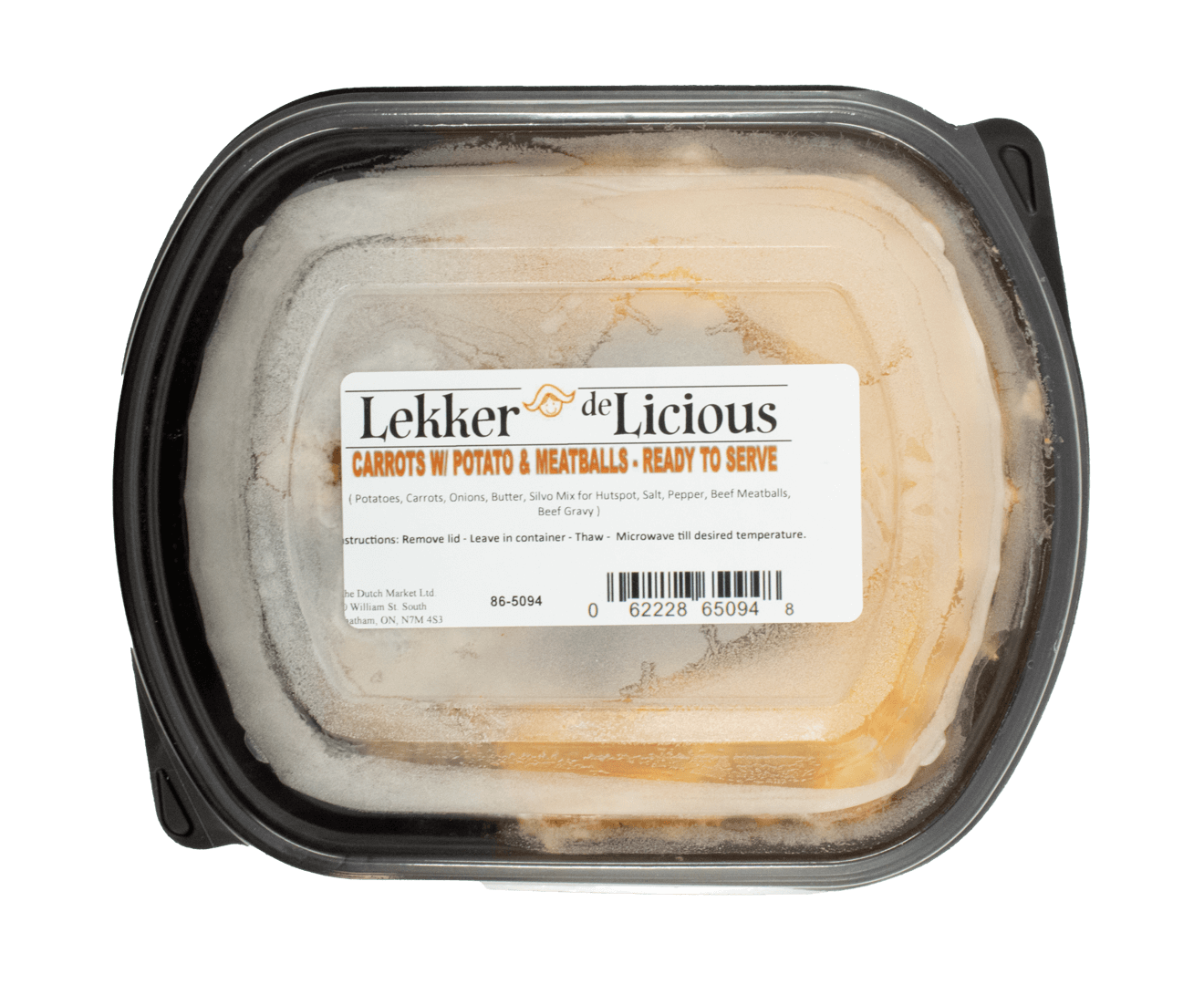 Lekker deLicious Frozen Meal - Hutspot & Meatballs