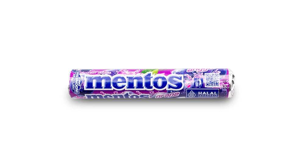 Mentos Grape Roll 29g
