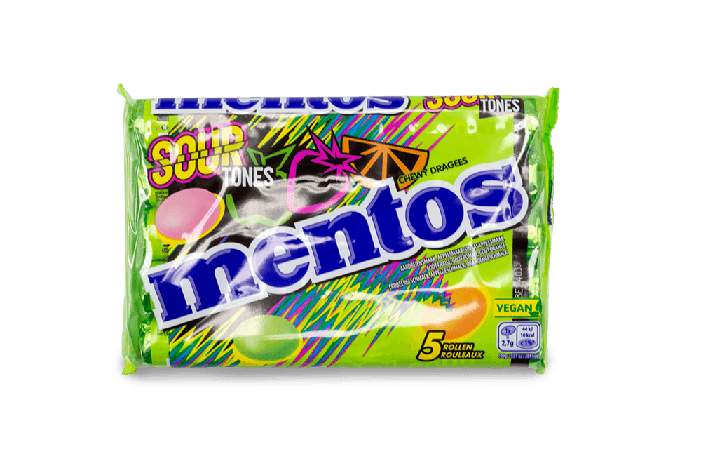 Mentos Sour Tones 5 Pack 188g