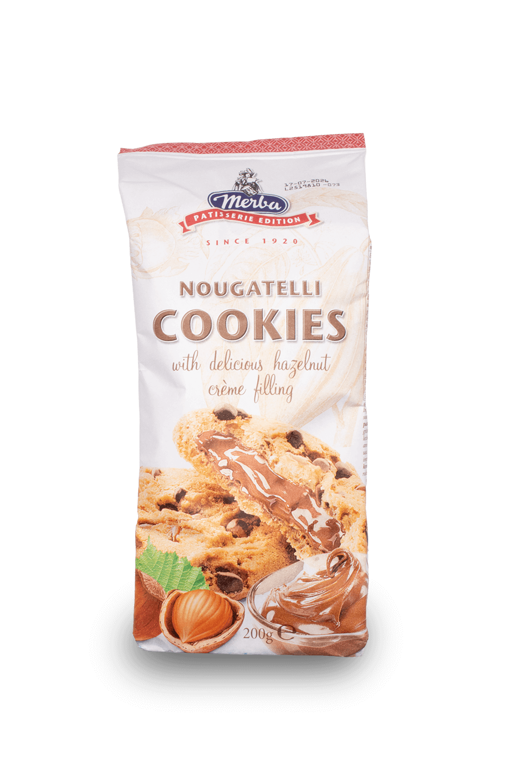 Merba Nougatelli Cookies 200g