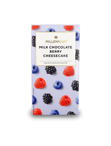 Millenium Chocolate Bar - Milk Chocolate Berry Cheesecake 100g