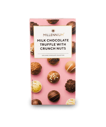 Millenium Chocolate Bar - Milk Chocolate Truffle Crunch Nuts 100g