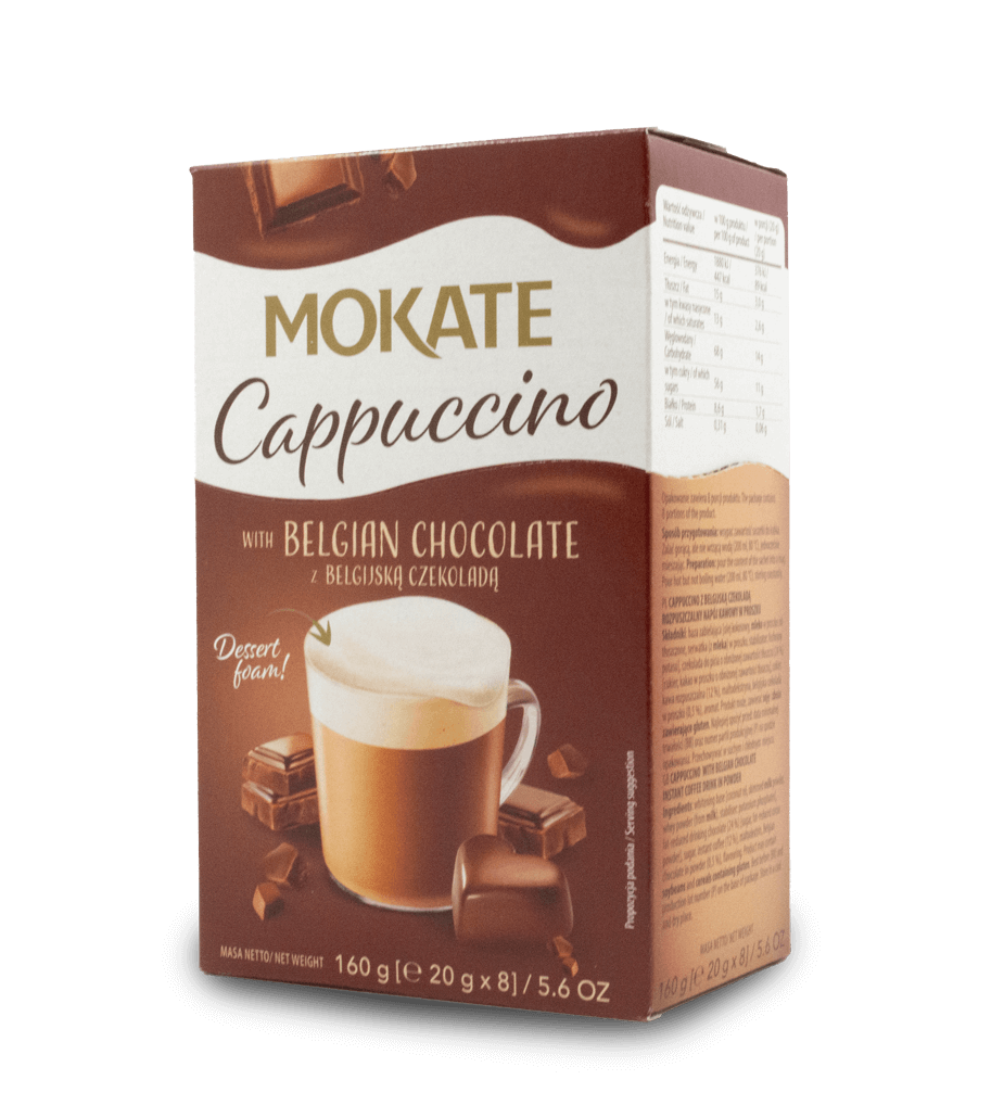 Mokate Instant Belgian Chocolate Cappucino 150g