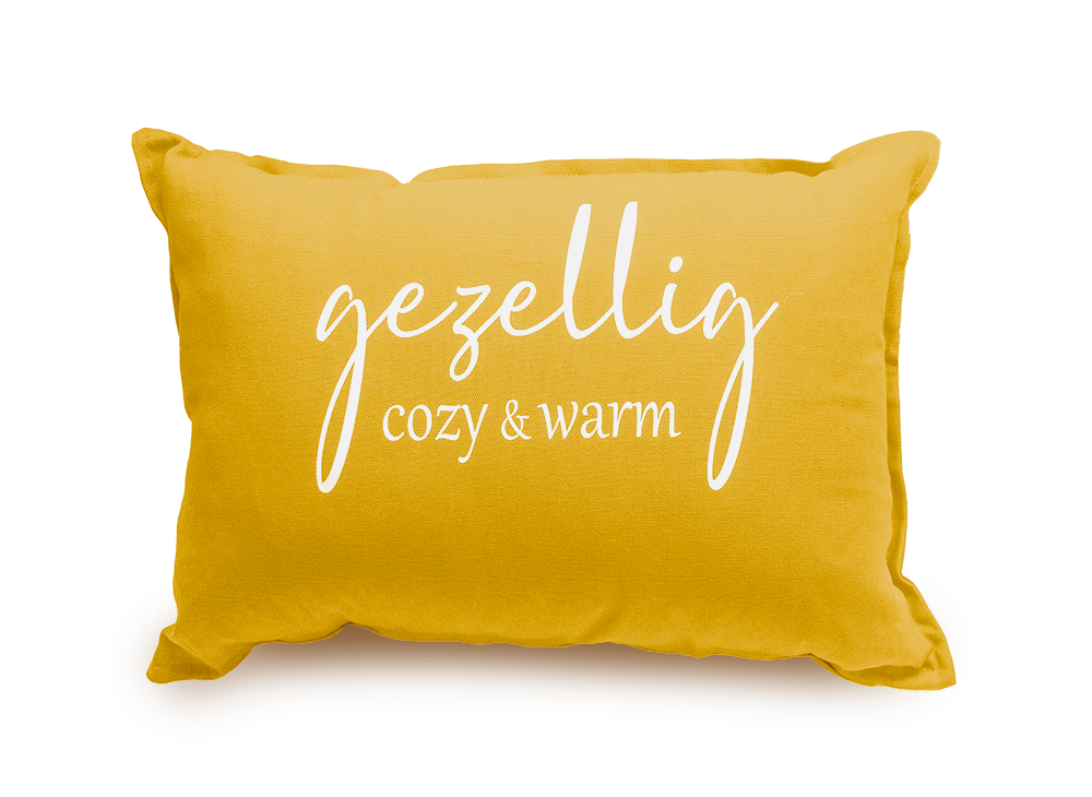 Pillow 14x20 - Gezzelig Cozy & Warm